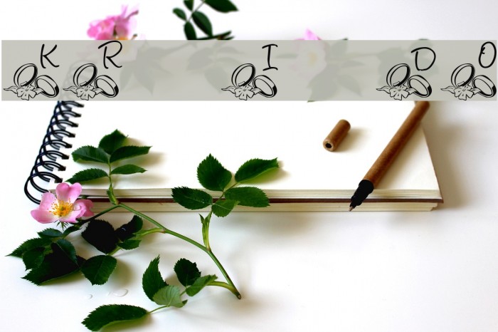 KR I Do! Font examples