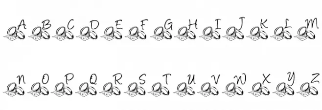 KR I Do! フォント 小文字