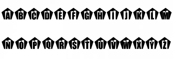 KR In Memory フォント 大文字