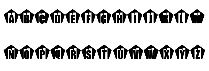 KR In Memory Font LOWERCASE