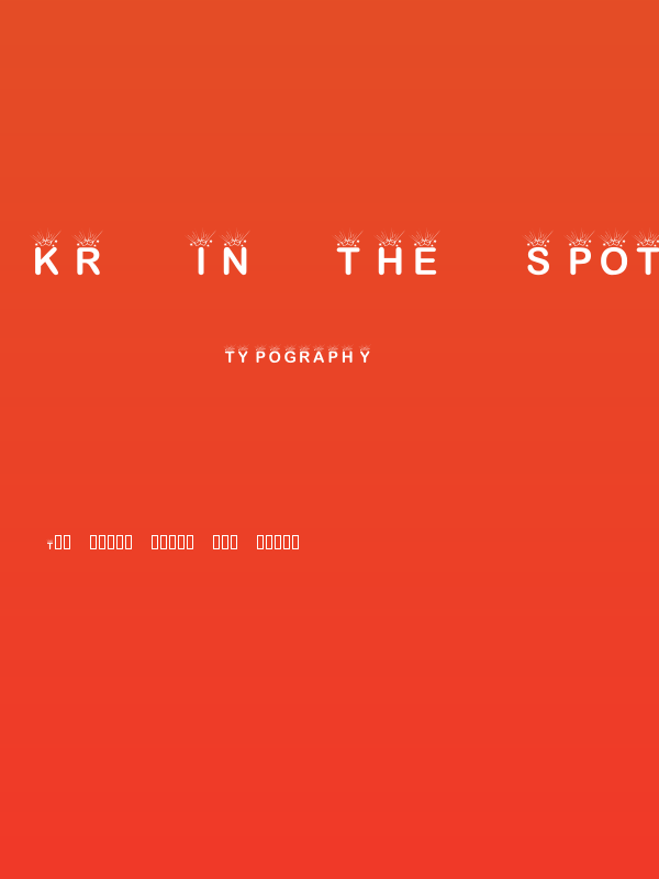KR In The Spotlight! Poster