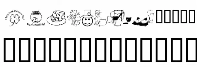 KR Irish Kat 4 फ़ॉन्ट लोअरकेस