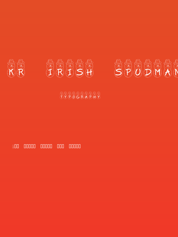 KR Irish Spudman Poster