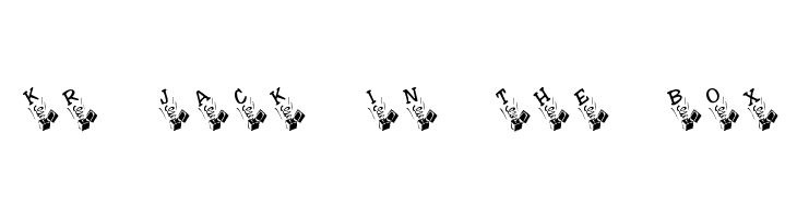 KR Jack In The Box  font caratteri gratis