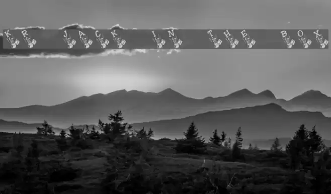 KR Jack In The Box Font examples