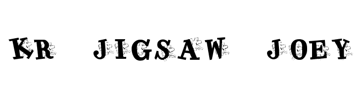 KR Jigsaw Joey  لخطوط تنزيل