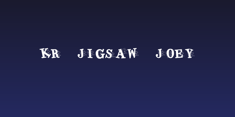 KR Jigsaw Joey Social Header