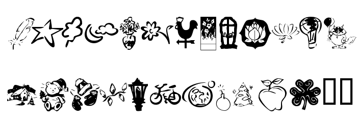 KR Katlings Four Font OTHER CHARS