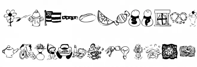 KR Katlings Three Font OTHER CHARS