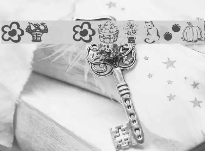 KR Katlings Font examples