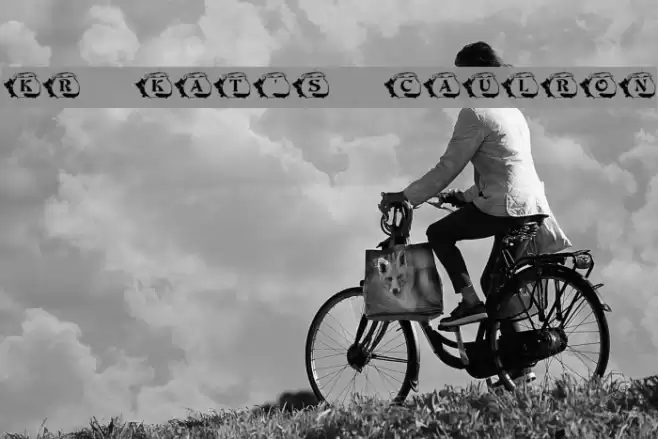 KR Kat's Caulron Font examples