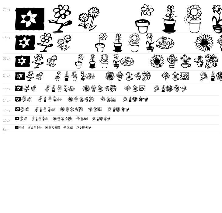 KR Kat's Flowers 3 Waterfall