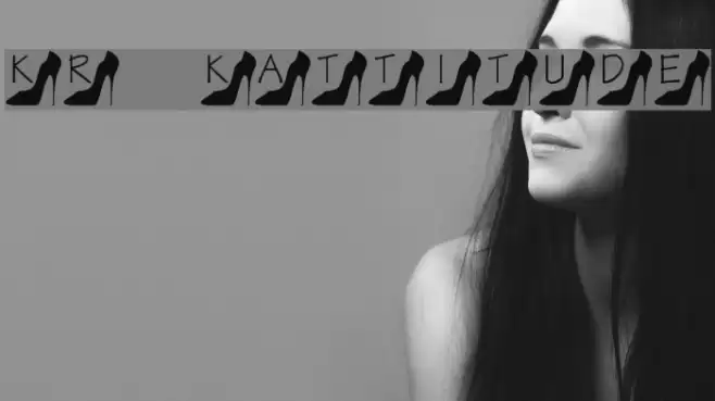 KR Kattitude Font examples