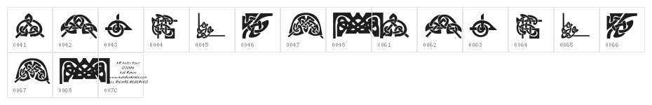 KR Keltic Four Character Map