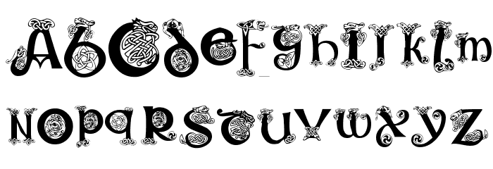 KR Keltic One Font OTHER CHARS