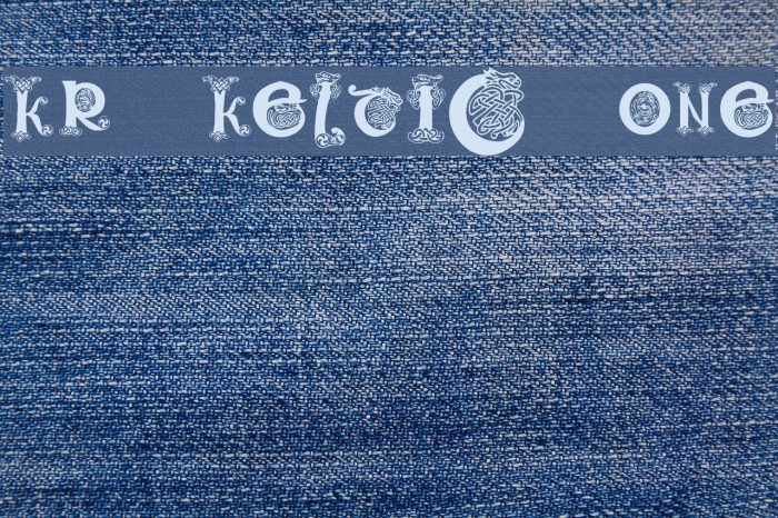 KR Keltic One Font examples