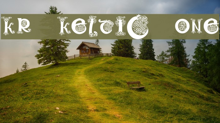 KR Keltic One Font examples