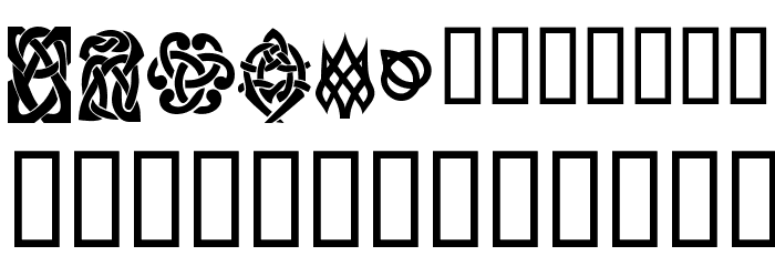 KR Keltic Six Font OTHER CHARS