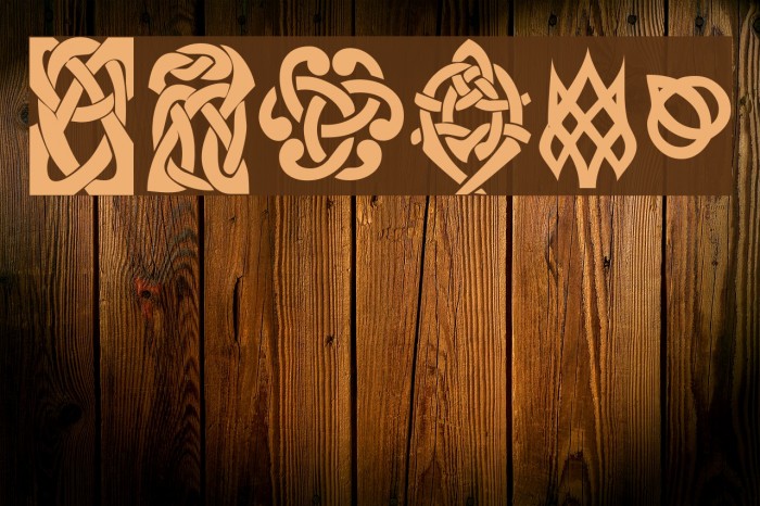 KR Keltic Six Font examples