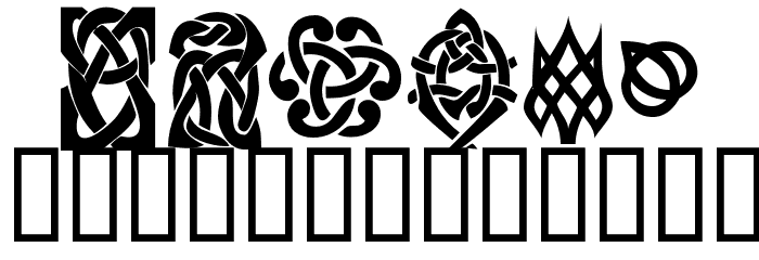 KR Keltic Six Font LOWERCASE