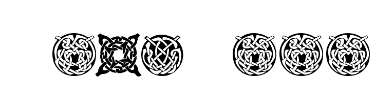 KR Keltic Three  Frei Schriftart Herunterladen