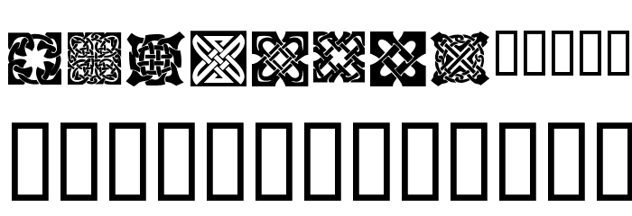 KR Keltic Two Font OTHER CHARS