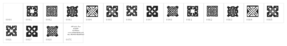 KR Keltic Two Character Map