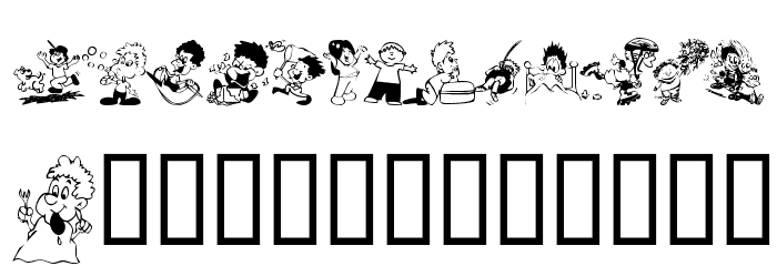 KR Kidlets Font OTHER CHARS