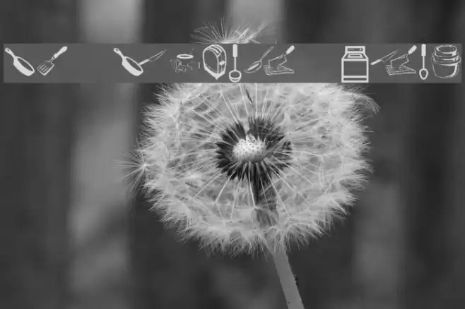 KR Kitchen Dings Font examples