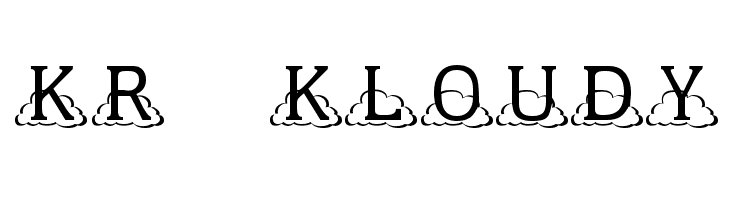 KR Kloudy  Frei Schriftart Herunterladen