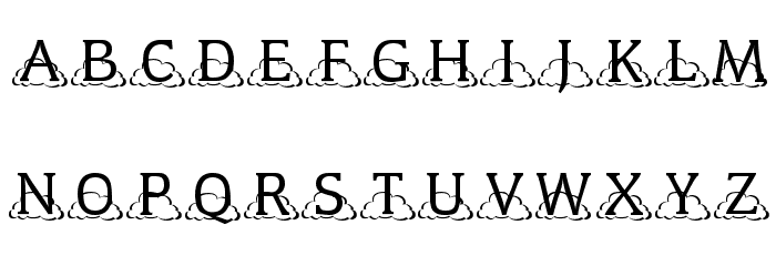 KR Kloudy Font LOWERCASE