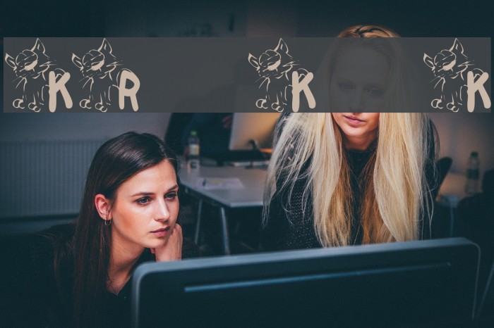 KR Krazy Kat Font examples