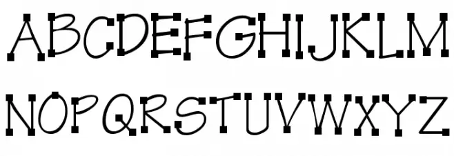 KR Kube خط أحرف صغيرة