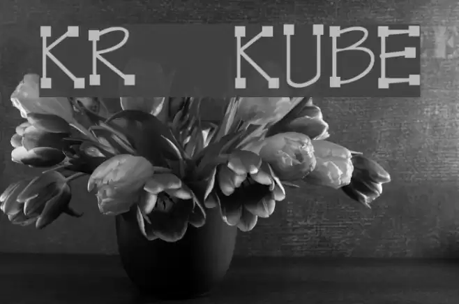 KR Kube Шрифта examples