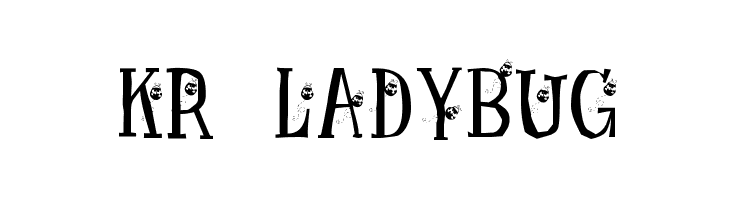 KR Ladybug  Frei Schriftart Herunterladen