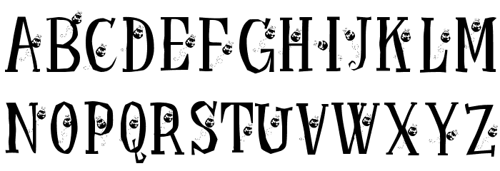 KR Ladybug Font LOWERCASE