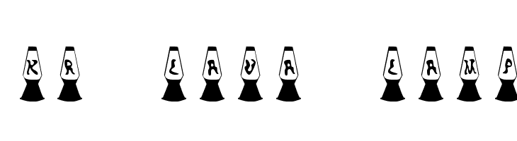 KR Lava Lamp  Frei Schriftart Herunterladen