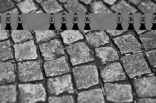 KR Lava Lamp Font examples