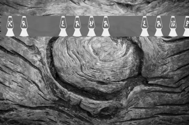 KR Lava Lamp Font examples