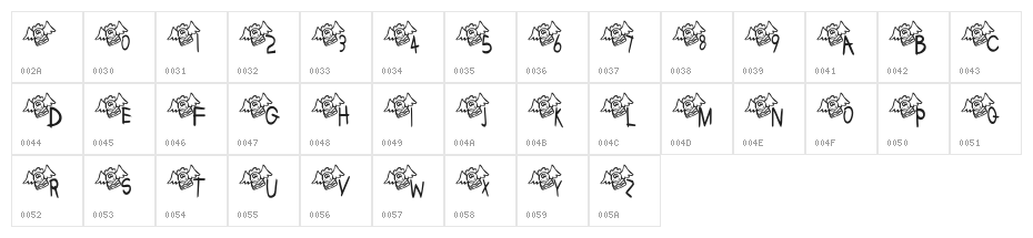 KR Lil Angel Character Map