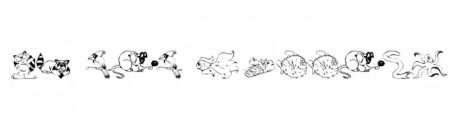 KR Lil Buddies  Frei Schriftart Herunterladen