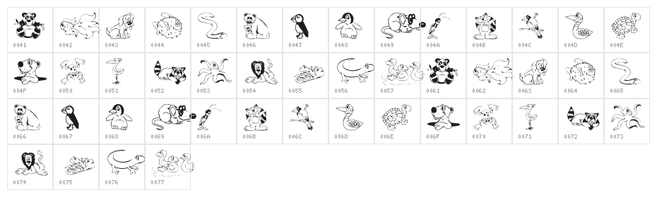 KR Lil Buddies Character Map