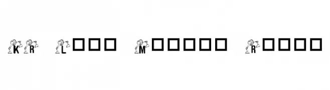 KR Lil' Mike's Robot  Free Fonts Download