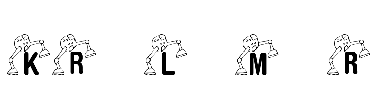 KR Lil' Mike's Robot  font caratteri gratis