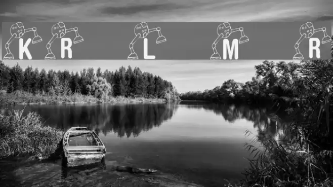 KR Lil' Mike's Robot Font examples