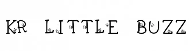 KR Little Buzz  font caratteri gratis