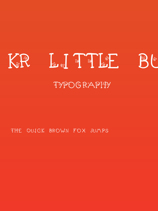 KR Little Buzz Poster