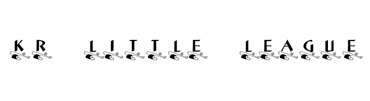 KR Little League Font