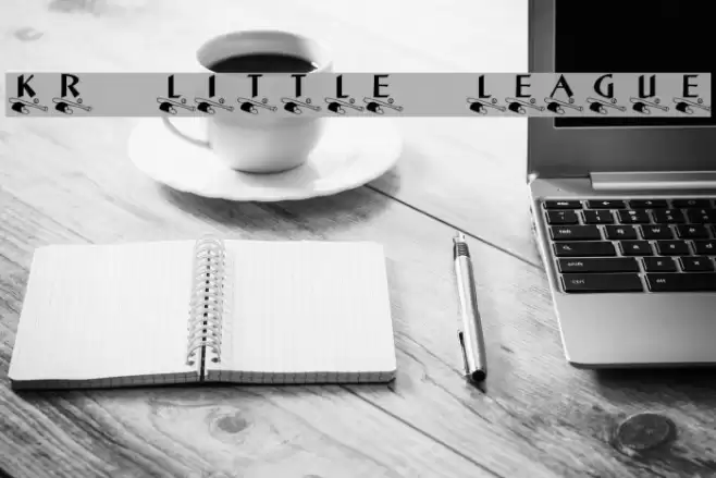 KR Little League Font examples