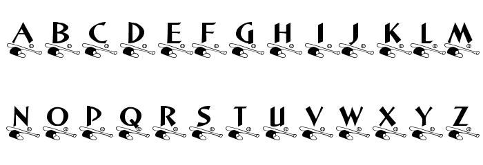 KR Little League Font LOWERCASE